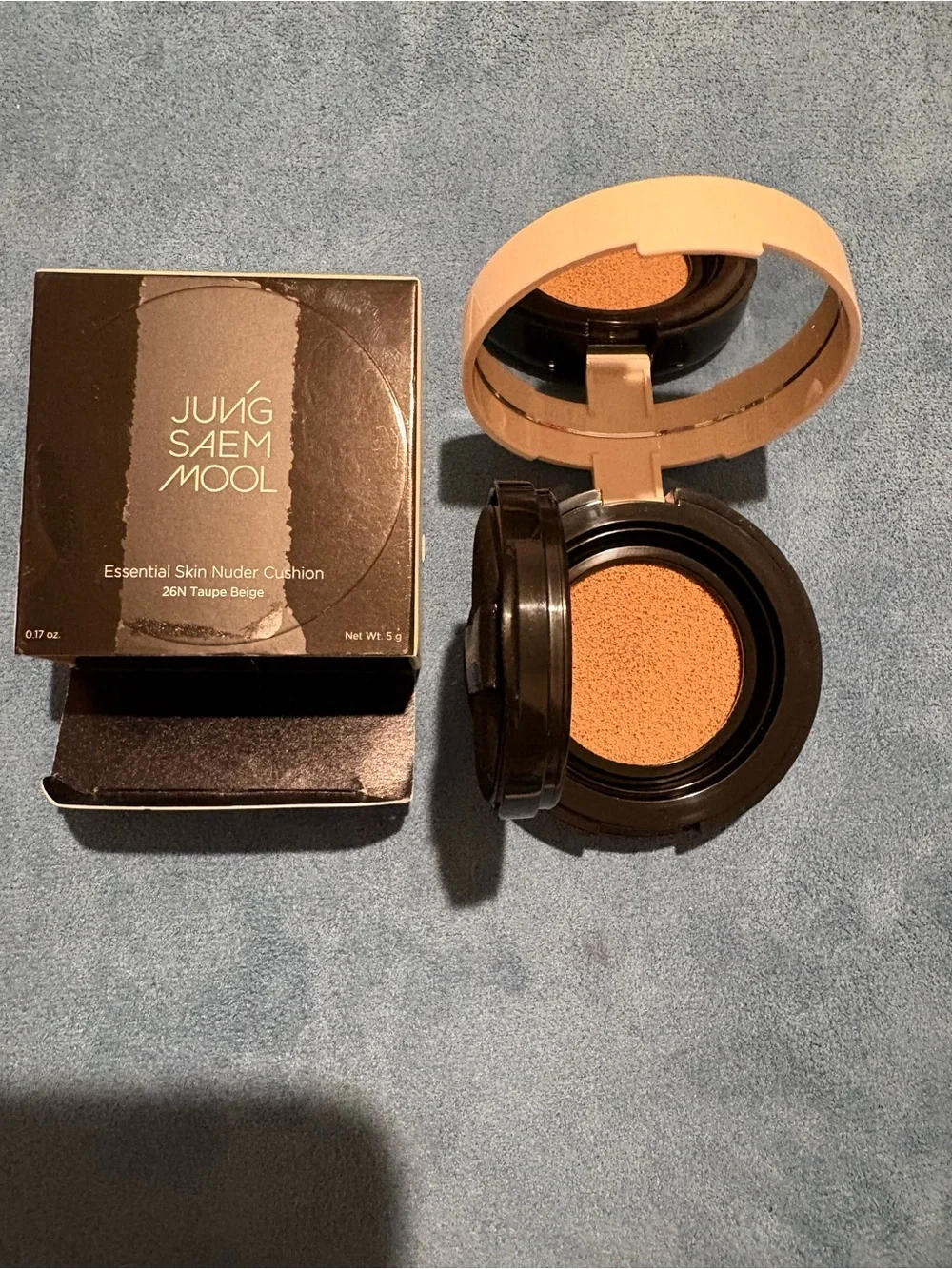 Jung Saem Mool Essential Skin Nuder Cushion - Taupe Beige (26N)